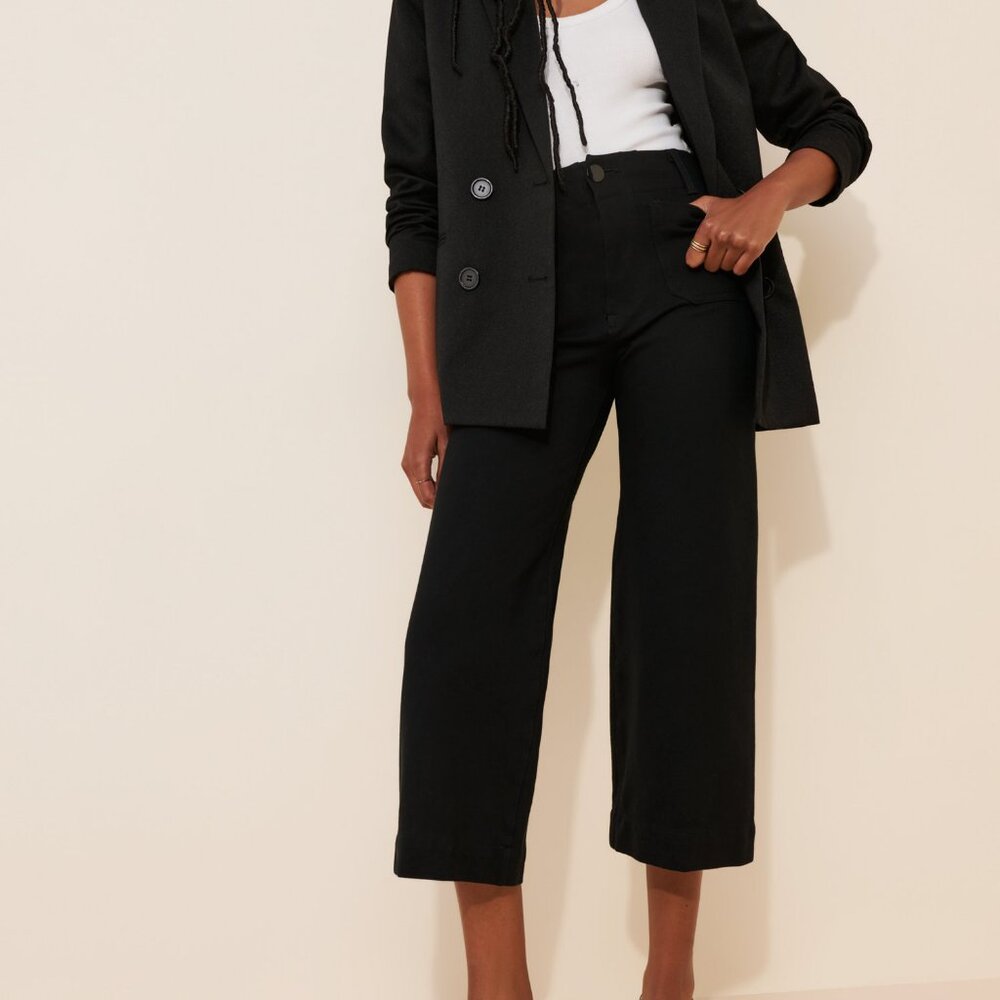 MAEVE Colette Ponte Pant - Black - Size 28P